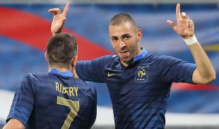 Karim Benzema bagged a brace